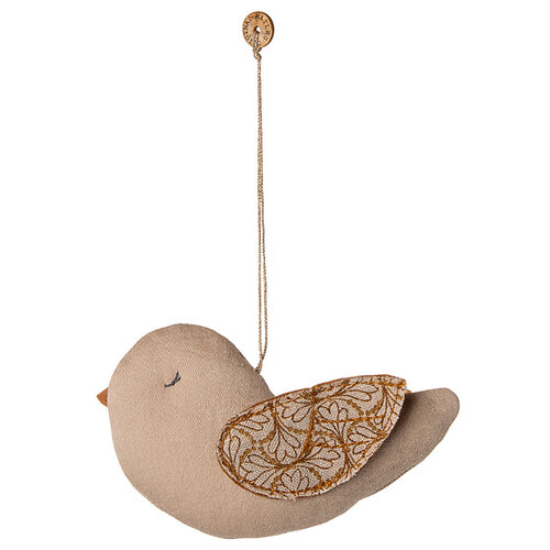 Maileg Ornament Vogel - Winterhart - Zand Maileg Ornament Vogel - Winterhart - Zand