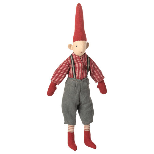 Maileg Pixy maat 2 - Jongen - Rood Shirt Maileg Pixy maat 2 - Jongen - Rood Shirt