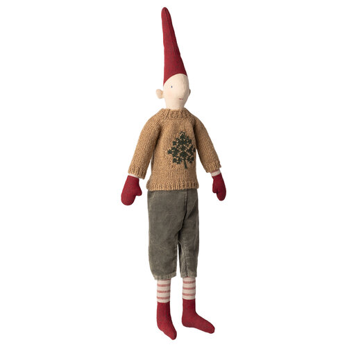 Maileg Pixy maat 3 - Jongen - Broek en Gebreide Trui Maileg Pixy maat 3 - Jongen - Broek en Gebreide Trui