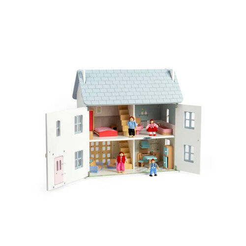 Bigjigs Poppenhuis Houten Zomerhuis Bigjigs Poppenhuis Houten Zomerhuis