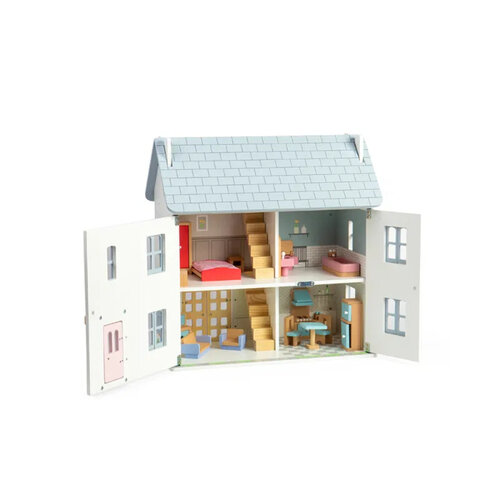 Bigjigs Poppenhuis Houten Zomerhuis Bigjigs Poppenhuis Houten Zomerhuis