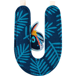 Lilliputiens Stoffen Letter - U Lilliputiens Stoffen Letter - U