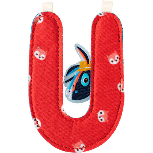 Lilliputiens Stoffen Letter - U Lilliputiens Stoffen Letter - U