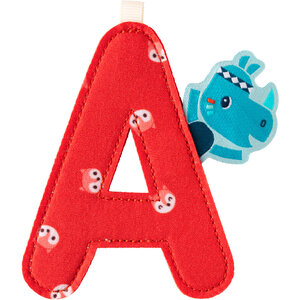 Lilliputiens Stoffen Letter - A - Marius Lilliputiens Stoffen Letter - A - Marius