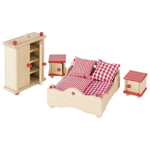 Goki Poppenhuis Slaapkamer