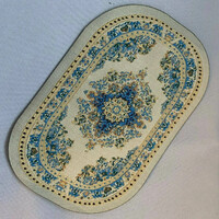 Poppenhuis Vloerkleed Ovaal - Blauw