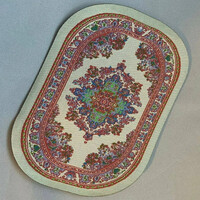 Poppenhuis Vloerkleed Ovaal - Roze