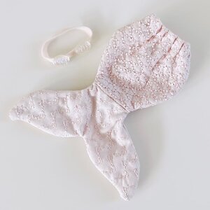 Kleine Lievelijne Poppenhuis Mermaid Kleding - Licht Roze