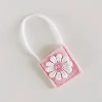 Poppenhuis Tasje met Bloem - Roze
