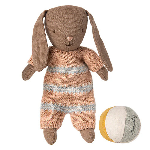 Maileg Set Konijn Micro Bruin - Dusty Roze Maileg Set Konijn Micro Bruin - Dusty Roze