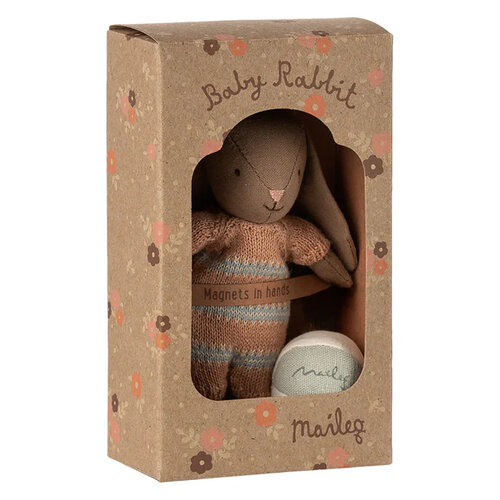 Maileg Set Konijn Micro Bruin - Dusty Roze Maileg Set Konijn Micro Bruin - Dusty Roze