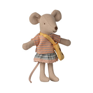 Maileg Kleine Zus Muis met Tas