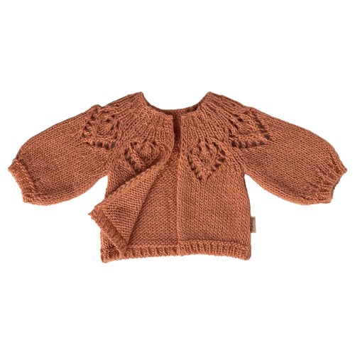 Maileg Gebreid Vest - Maat 3 - Vintage Rose