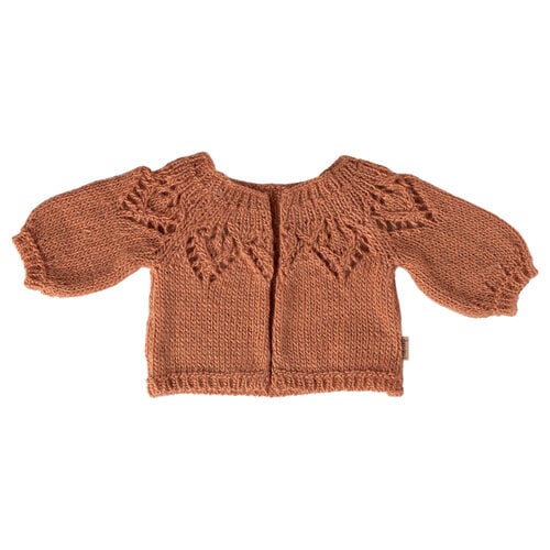 Maileg Gebreid Vest - Maat 4 - Vintage Rose