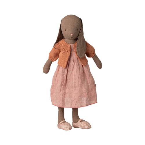 Maileg Gebreid Vest - Maat 4 - Vintage Rose