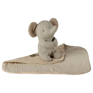 Maileg Lullaby Friends - Olifant Mini - Ijzer Grijs