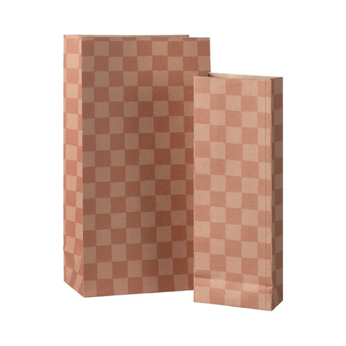 Maileg Cadeau zakje Powder/Vintage Geblokt - Mini