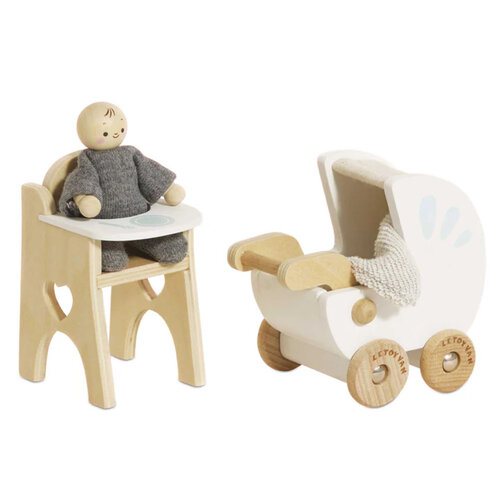 Le Toy Van Poppenhuis Baby Set Le Toy Van Poppenhuis Baby Set