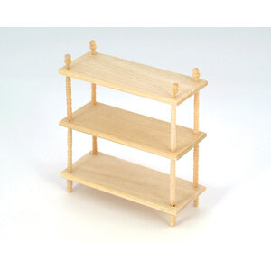 Bare Essentials Poppenhuis Open Kast - Blank