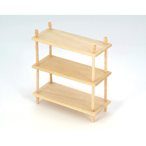 Bare Essentials Poppenhuis Open Kast - Blank