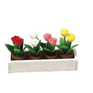 Streets Ahead Poppenhuis Plantenbak met Rozen