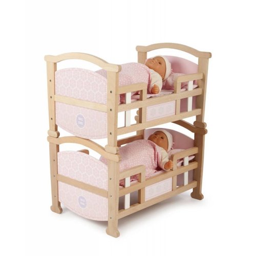 Tidlo 2 in 1 Houten Poppenbed