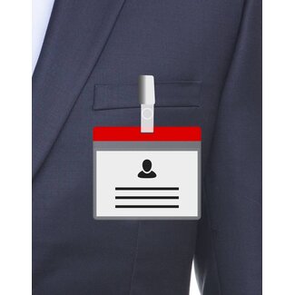MeetingLinq Porta credencial A7 rojo