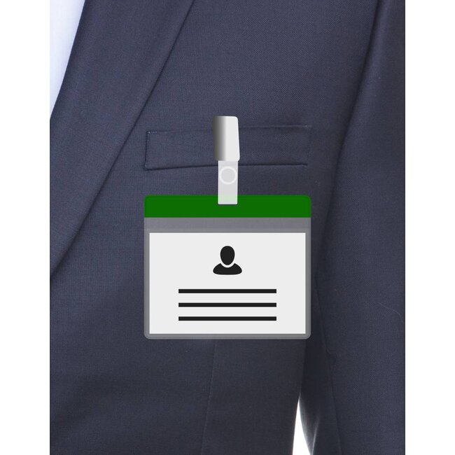 Porte-badge A7 jaune