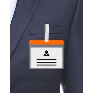MeetingLinq A7 Badge holder Orange