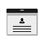 Porte-badge A7 noir