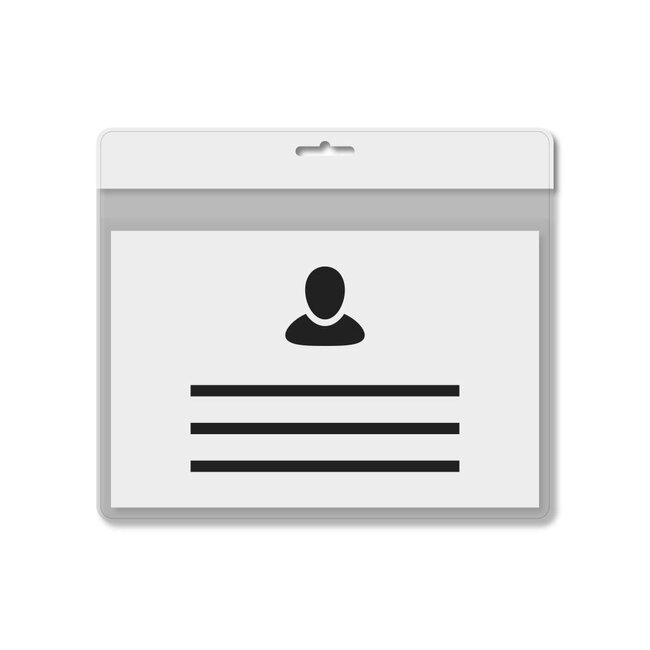 A7 Badge holder White