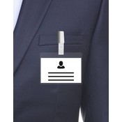 MeetingLinq Badge holder Transparent - Includes free badge paper