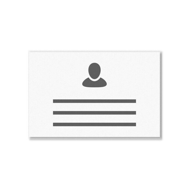 Porta badge formato carta di credito con clip - Antiriflesso opaco