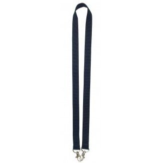 MeetingLinq Large cordon bleu foncé (marine) avec 2 crochets