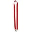 MeetingLinq Wide red lanyard with 2 hooks