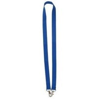 MeetingLinq Wide royal blue lanyard with 2 hooks