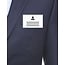 SALE - Badge holder Credit card format with clip - Matte anti-reflective - inside out
