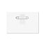 SALE - Badge holder Credit card format with clip - Matte anti-reflective - inside out