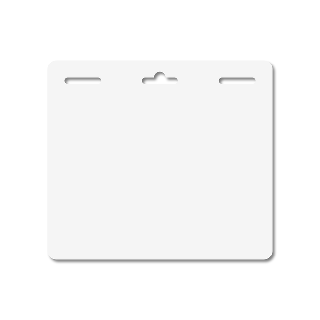 Badge papillon adhésif – Double face, sans feuille, taille moyenne, 3 emplacements