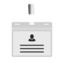 BIO-D Badge holder, A7 format 3 slots. Certified and patented biodegradable badge holder.