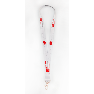 MeetingLinq Full Color sublimation lanyard (also available in 100% Recycled PET)