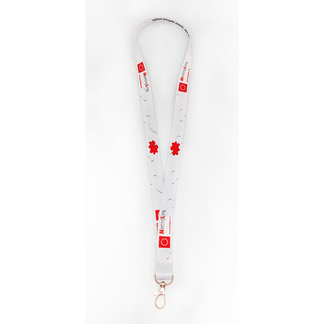 Lanyard con stampa a sublimazione a colori con il tuo design