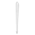 MeetingLinq Wide white lanyard with 1 hook