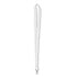 MeetingLinq White wide lanyard with 1 hook. 2 cm wide and 90 cm long