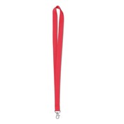 MeetingLinq Rotes breites Lanyard mit 1 Haken. 2 cm breit und 90 cm lang - Kopie