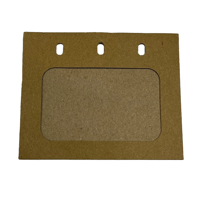 Nachhaltiger Ausweishalter im A7-Format | Recycelter Karton | Verpackt zu 50 Stück