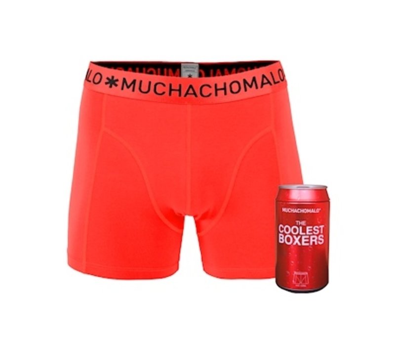 Muchachomalo Muchachomalo Cans 1-pack boxershort Coral - Get Well Jeans Den  Haag