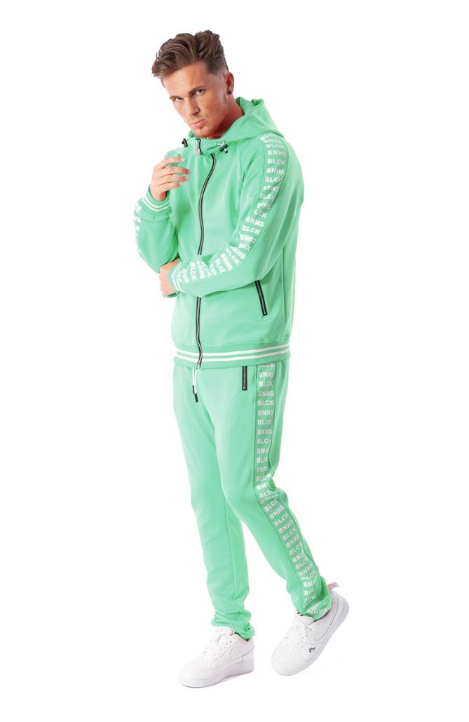 mint green tracksuit