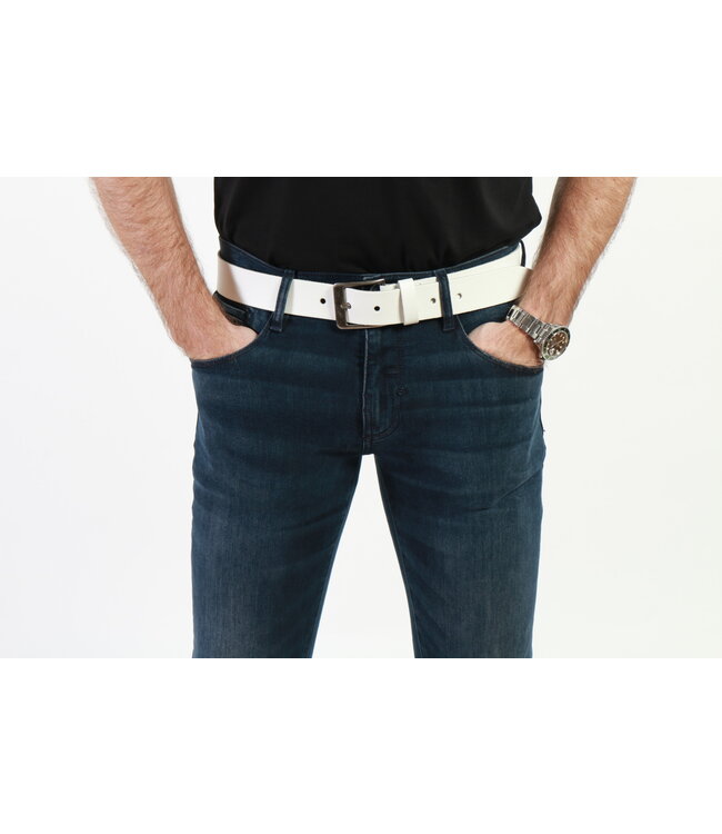 Get Well Jeans Riem Sabel 40mm White