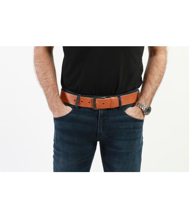 Get Well Jeans Riem Sabel 40mm Brown